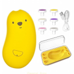 E7CE Quiet Operate Baby Nails Clip Electric 6 in 1 Safe Easy Grip Newborns Nails Care Electric Clip for Infant Manicure