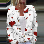 Naiste mood tr&uuml;kitud s&otilde;brap&auml;eva pikkade varrukatega silmkoeline kardiganist n&ouml;&ouml;biga sulejope XXXXXL