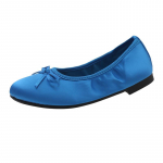 Kevad ja S&uuml;gis Pehme Tald Baleriinakingad &Uuml;mar Nina Madala Suuga Vibu Mugavad Lamedad Slip-on Vabaaja Libisemiskindlad Lamedad Kingad 35 sinine