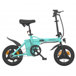 ESKUTE F100 25km/h kokkupandav pedaal 250W, 36V aku, topeltketaspidurid, 14 &times;2.125 rehv, kiiruseandur, telefonihoidik laadimispordiga 14" 250W 9ah sinine