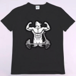 Suvemood Heavyweight Retro Meeste Inglise Kirjad 100% Puuvillane Prinditud &Uuml;markaelus Kvaliteetne Casual Fitness Street T-s&auml;rk M