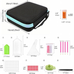 60-lahtriline teemantmaali hoiukott ja eeterlike &otilde;lide t&ouml;&ouml;riistakomplekt