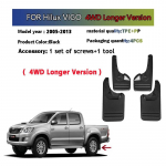 2005-2013 Front Rear 4pcs FOR Toyota Hilux VIGO vero 4WD Mud Flap Guards Splash Mudflaps Fender Mudguard Car Accessories VIGO 4WD