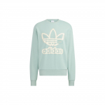 Adidas Originals Adicolor &Uuml;mmarguse kaelusega dressipluus Ees tr&uuml;kiga Unisex Topid Sinakasroheline HS1996 L