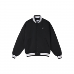 Nike Sportswear Authentics Dugout Jakk (Aasia suuruse m&auml;&auml;ramine) Must/Valge Meeste Streetwear DX0659-010 S