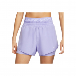 Nike Pro Dri-Fit Kaks-&uuml;hes Moodsad Trendikad Lihtsad &Uuml;hev&auml;rvilised Spordip&uuml;ksid Naiste l&uuml;hikesed p&uuml;ksid Lilla HJ1205-533 L