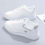 Little White Shoes Naiste 2025. aasta kevadised uued paksu tallaga jalan&otilde;ud, trendikad mitmek&uuml;lgsed v&auml;ikesed &uuml;li&otilde;pilaste spordi- ja vabaajajalatsid 43 hall