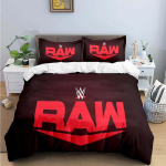 Moodne 3D Maadlus Spordi W-Wwe Prindiga Voodipesukomplektid Vooditarvete Komplekt Tekikoti Komplekt Tekikoti Komplekt Voodipesu Komplekt Luksuslik Kingitus EU single(135x200cm) black