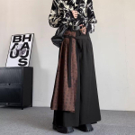 Meeste Uus Hiina stiilis Kendo Samurai Hobuse n&auml;oga Seelikp&uuml;ksid - Ebakorrap&auml;rane laia s&auml;&auml;rega disain kevadeks ja s&uuml;giseks XL gray