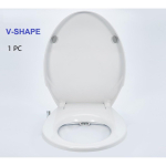 Mitteelektriline bidee WC-istme kate, pehme sulgumisega, topeltotsikuga, manuaalse juhtimisega bideeiste, koduuniversaalne WC-istme kate 1 PC white