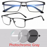 0 -0,5 -0,75 Kuni -6,0 Metallist T&auml;israamiga P&auml;ikese Fotochromeerivad Ruudukujulised Retseptiprillid Silindrilise J&otilde;uga Myopia -3.5
