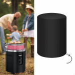 Fire Cover Column Easy to Install Patio Heater Protection Guard for Yard Lawn Outside Garden Without Handles
