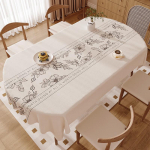 ZISIZ Veekindel Ovaalne Lihtsalt Puhastatav Laudlina