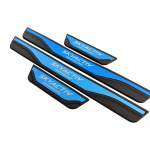 Mazda 3 2014 jaoks auto uksel&auml;ve pedaali trimmid Kulumisplaadid Kaitsmed Kaitsmed Ribad Katted Kleebised Autotarvikud taevasinine v&auml;rv