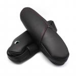 Sisemine istmekate Honda CRV 2007 2008 2009 2tk must punase keermega mikrokiudnahast esiistme k&auml;etoe k&auml;epideme kate