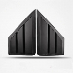 2 tk Auto tagumised aknad kaane kleebis Akna kolmnurga luugid Toyota C-HR CHR C HR 2016 - 2022 autotarvikud autokleebis matt must v&auml;rv