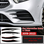 Mercedes Benz A-klass W177 V177 A180 A200 A220 A250 jaoks - Auto esine udutulede ribadega kaunistuskate Auto lisatarvikud Carbon Fiber