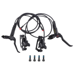 1 paar elektriratta topeltkolbiga ketaspidureid, elektriratta alumiiniumsulamist voolukatkestusega &otilde;liketas 1 pair Oil brake front, rear gray