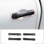 ABS Carbon fiber Exterior Door Handle Decor Cover Trim for Toyota Tundra -24