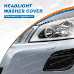 V&auml;rvitud VOLVO XC60 2009 2010 2011 2013 Esitulede pesuri d&uuml;&uuml;si katte jaoks electric silver 711 left gray