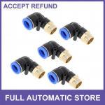 Push to Connect Air Fittings 58 90&deg; Air Line Quick Joint 12 BSPT