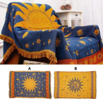 Retro ruuduline talvine puuvillane linane kootud liiniga tekk diivanir&auml;tik kootud paksenenud soojendusmatt boheemlaslik boho visketekk reisivoodikate 90x90 CM