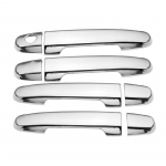 For Subaru Justy Chrome Carbon Fiber Car Door Handle Cover Trim Car Styling Accessories Overlay sticker Chrome 1 keyhole