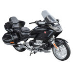 1/11 HONDA Gold Wing GL800 2021 Sulamist Mootorratta Mudel Valatud Metallist Vaba Aja Matkamootorratta Mudel Heli Valgus Laste M&auml;nguasi Kingitus must