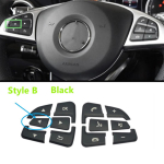 Auto roolinupu dekoratiivkleebis Sobib Mercedes Benz A C-klassile W205 GLC X253 CLA GLA Autode siseaksessuaarid Arrow Style Black