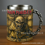 Iron Maiden 50. B&auml;ndi Perifeerne Mudel Tass Iron Maiden B&auml;ndi 50. Aastap&auml;ev 3D Tass Perifeerne Kingitus Mudel Kaunistused 401-500ml