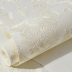 Euroopa k&otilde;rgekvaliteediline 3D kolmem&otilde;&otilde;tmeline tapeet magamistoa, elutoa, teleri taustaseina jaoks 53cmx3m valge