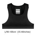 Jalgpallivest j&auml;lgija jaoks Jalgpallivest Fitnessi tanktop Treeningu tanktop Hingav GPS-j&auml;lgijaga vest Jalgpallitreeningsvest Sport black