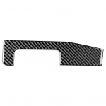 For BMW E46 1998-2005 Carbon Fiber trument Central center Panel Trim strip Car Interior Accessories Decorative Stickers 1 Black LHD