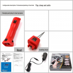 Elektriline linnuliha kitkumismasin : Liitiumaku, Automaatne kana, pardi ja hane jaoks - Euroopa standard