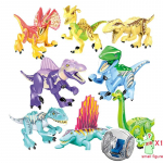 Jurassic World Ehitusklotsid Dinosaurusfiguurid Klotsid P&auml;&auml;semisg&uuml;rosf&auml;&auml;riga Tyrannosaurus Indominus I-Rex Montaaž Laste M&auml;nguasjad
