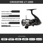 Daiwa CROSSFIRE LT Ketrusrull: Kerge, pikamaa-heitmisega metallspool landip&uuml;&uuml;giks. Saadaval 26 mudelis.