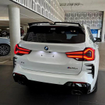 Tagumine katusespoiler BMW X3 jaoks (2018-2023) - Oettingeri stiil, Liimiga, Puurimist ei vaja Unpainted (requires sanding and painting)