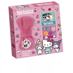Laste meigikomplekt - Hello Kitty ja s&otilde;brad kinkekarp - 2 osa - Ohutu ja l&otilde;bus - &Otilde;rnad v&auml;rvid