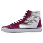 Vans Unisex Sk8 hi Flame Sneakers Purple/White VN0A4U3CXEZ 36