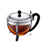BODUM CHAMBORD musta rohelise Hiina ravimtaimede ja puuviljade jaoks Roostevabast terasest Klaas N&otilde;udepesumasinas pestav Teekann, 1300ml, H&otilde;bedane, Tee, Tee, Tee, Tee, Tee, S&otilde;el,