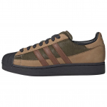 Adidas Originals Superstar 2 Skateboard Shoes Unisex Brown Green HP7187 44⅔