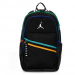 Jordan Fitness Treening Logo Tr&uuml;kiga T&otilde;mblukuga Kangast Seljakott Meeste seljakott Must JD2523013AD-001 Black