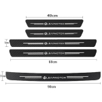 S&uuml;sinikkiust Auto Uksepaksu Liistukaitse Pagasiruumi Kleebised Leapmotor T03 S01 B10 C11 C10 C16 C01 Autotarvikutele 4pcs black