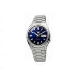 SEIKO 5 Automaatne Mehaaniline Liikumine Roostevabast Terasest Rihmaga K&auml;ekell Meeste Kellad Sinine Tihv SNXS77 Blue Dial