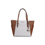 Michael Kors Mk Charlotte Monogram Commuter T&otilde;mblukuga Kandekott Naiste kandekott Vanill 35T0GCFT3B-VANILLA Basic Set (Bag+Dust Bag)