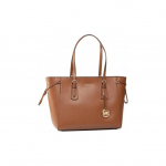 Michael Kors MK Voyager Letter Logo Ripats &Uuml;hev&auml;rviline Nahast Kassikala Kott Keskmine Naiste k&auml;ekotid Pruun 30H7GV6T8L-LUGGAGE Basic Set (Bag+Dust Bag)