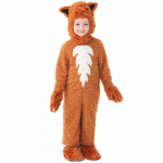 Lapsed Poisid T&uuml;drukud Loomad Rebane &Uuml;likond M&uuml;tsikomplekt Halloweeni Rollim&auml;ng Kost&uuml;&uuml;m Cosplay Kost&uuml;&uuml;m XS pruun