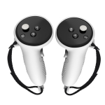 Uuendatud VR Touch Controller Quest 3 jaoks Silikoonkate Kaitsekate K&auml;epide Higikindel Tarvik black