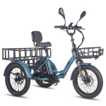 Elektriline kaubaratas Fafrees F20 Mate 750W tippv&otilde;imsusega mootor 20 paksud rehvid 48V 23,45Ah H&uuml;draulilised ketaspidurid Maksimaalne koormus 180 kg LCD-ekraan Max sinine