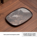 Jaapani stiilis kiltkivi kuivt&otilde;mbamise alus Zen-teetaldrik teekannihoidja hoiukarp koduseks Kung Fu teekomplekti tarvikuks Retro